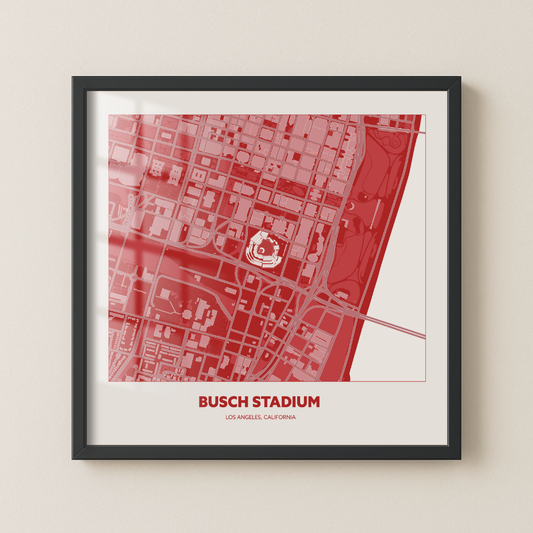 BUSCH STADIUM Aerial - Minimal
