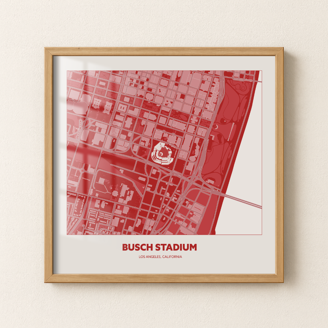 BUSCH STADIUM Aerial - Minimal