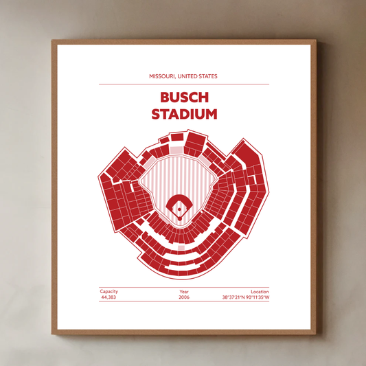BUSCH STADIUM Signature - Minimal