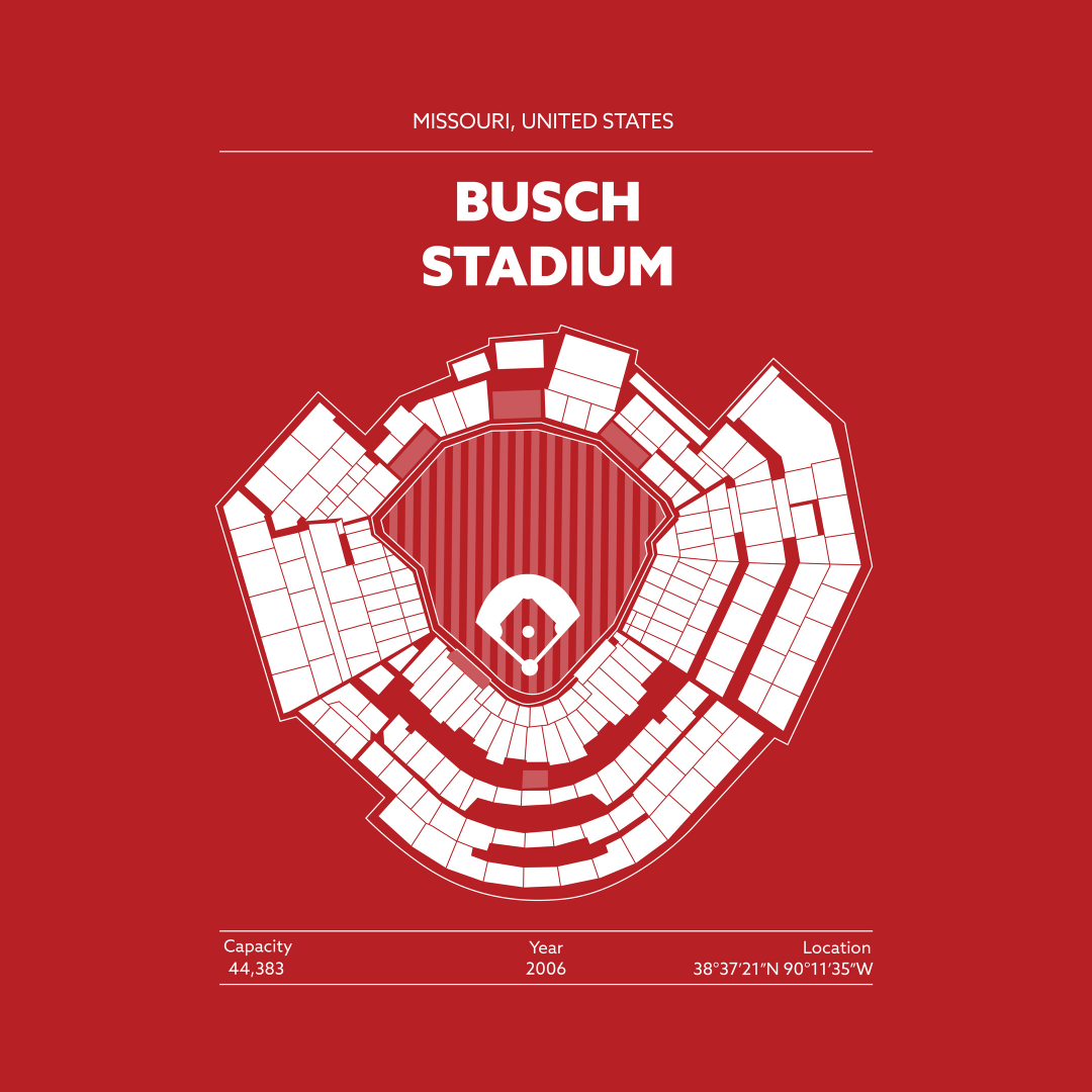 BUSCH STADIUM Signature - Detailed