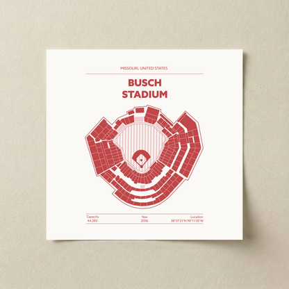 Busch Stadium - Signature Minimal