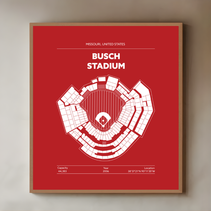 BUSCH STADIUM Signature - Detailed