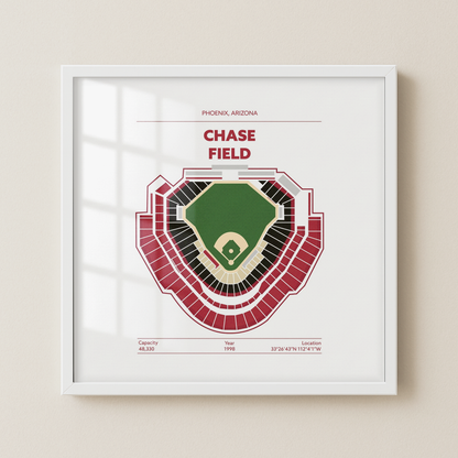 Chase Field Stadium - Green Field Light