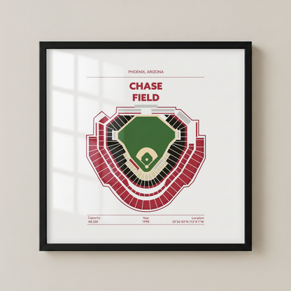 Chase Field Stadium - Green Field Light