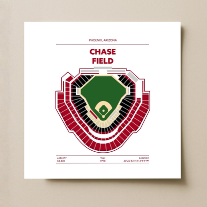 Chase Field Stadium - Green Field Light