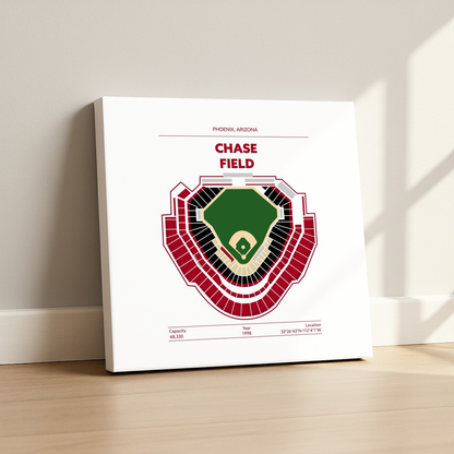 Chase Field Stadium - Green Field Light