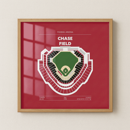 Chase Field Stadium - Green Field Dark