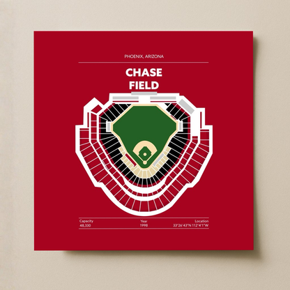 Chase Field Stadium - Green Field Dark