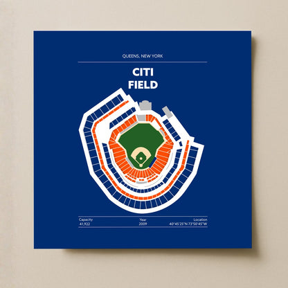 Citi Field Stadium - Green Field Dark