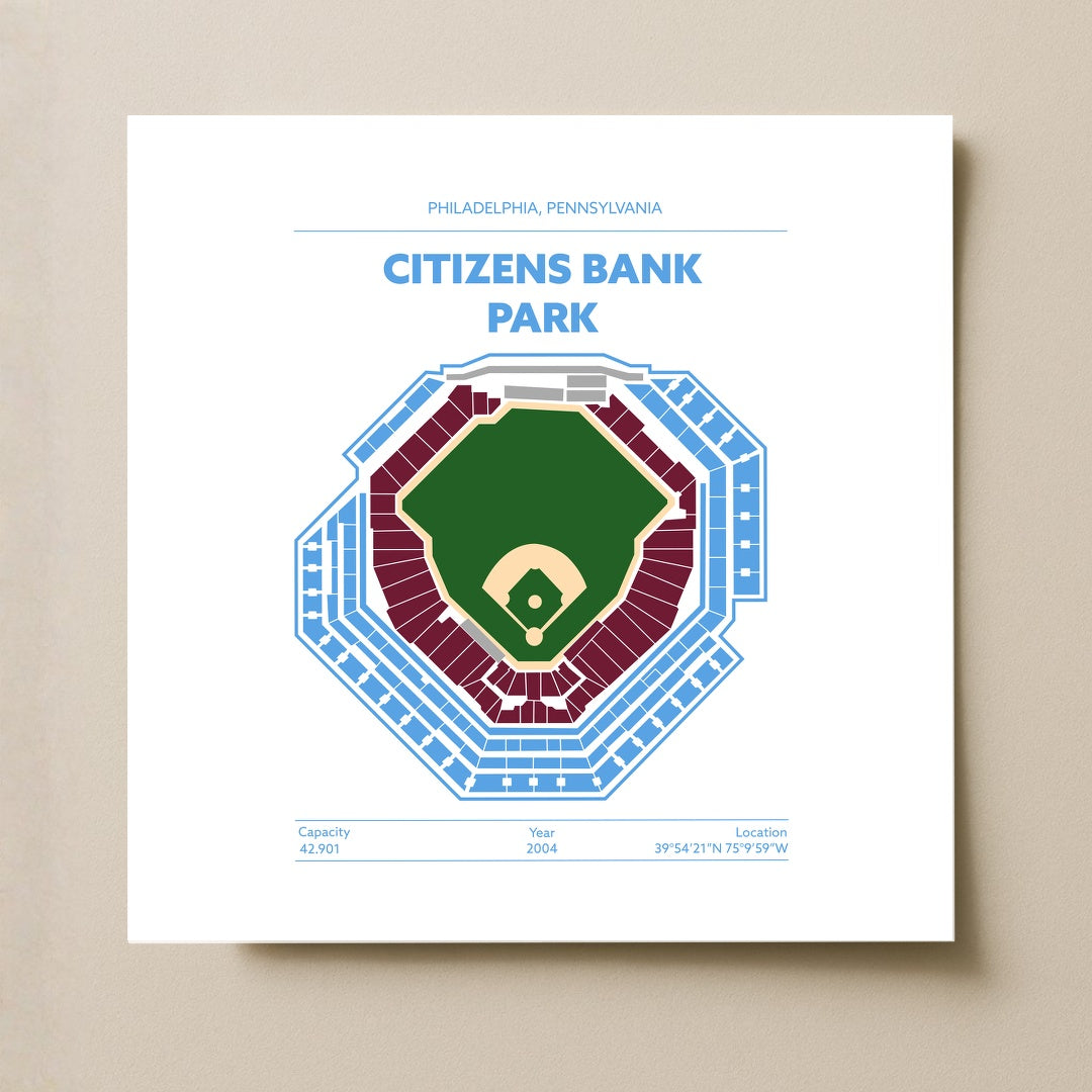 Citizens Bank Park Stadium - City Connect City Green Field Light