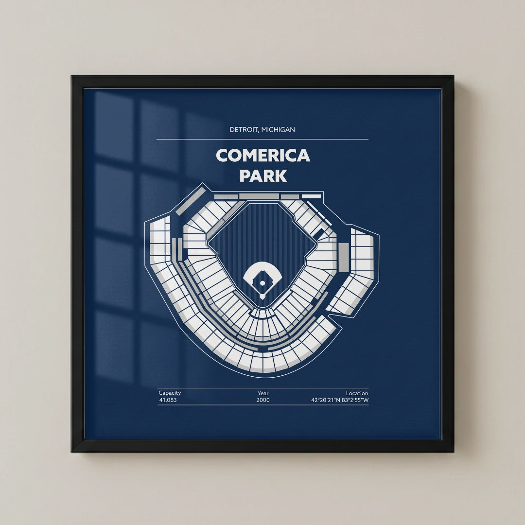 Comerica Park Stadium - Classic Dark