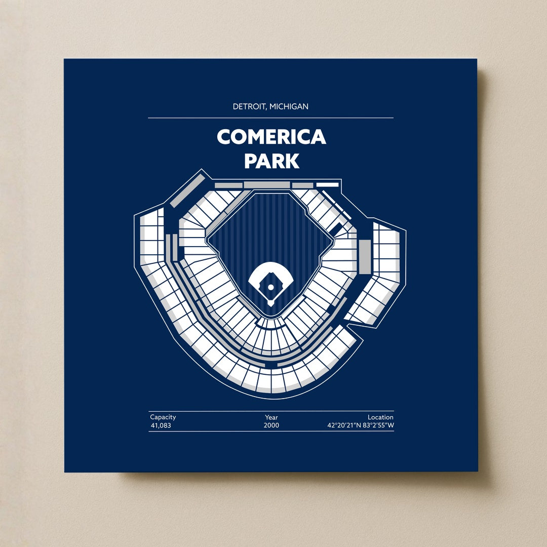 Comerica Park Stadium - Classic Dark