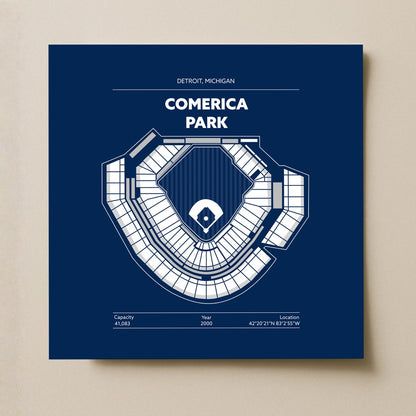 Comerica Park Stadium - Classic Dark