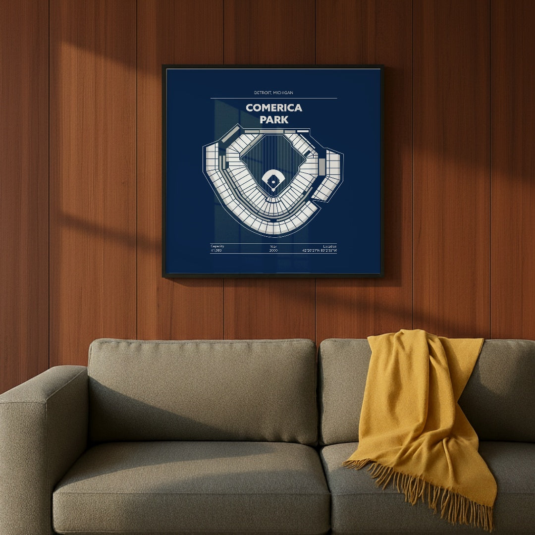 Comerica Park Stadium - Classic Dark