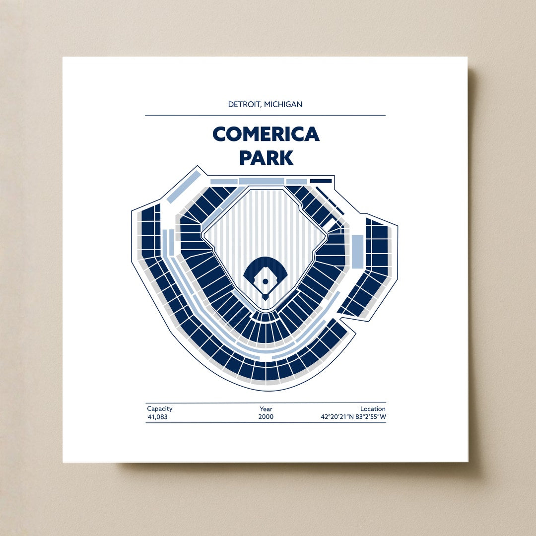 Comerica Park Stadium - Classic Light
