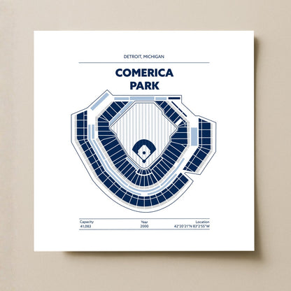 Comerica Park Stadium - Classic Light