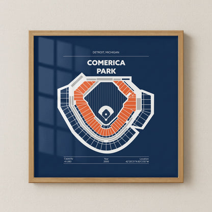 Comerica Park Stadium - Signature Dark