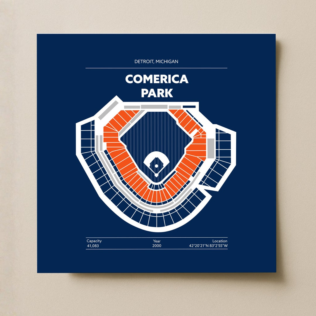 Comerica Park Stadium - Signature Dark