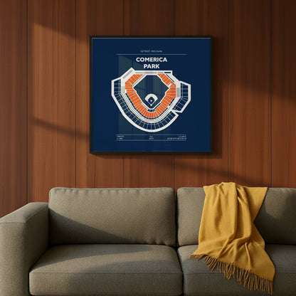 Comerica Park Stadium - Signature Dark
