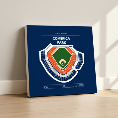 Comerica Park Stadium - Green Field Dark