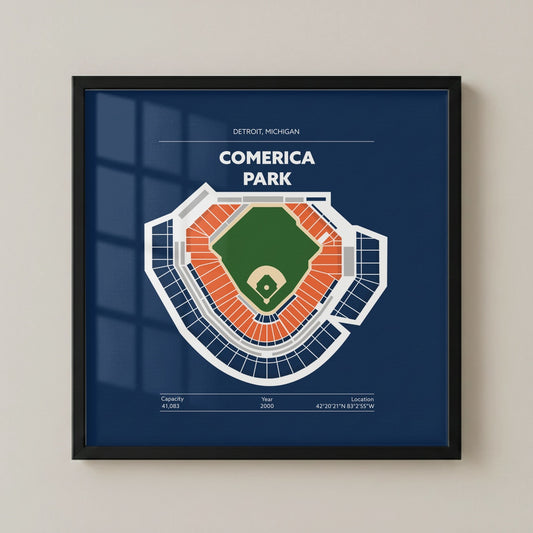 Comerica Park Stadium - Green Field Dark