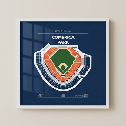 Comerica Park Stadium - Green Field Dark
