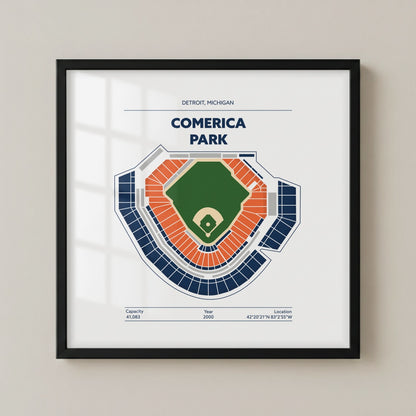 Comerica Park Stadium - Green Field Light