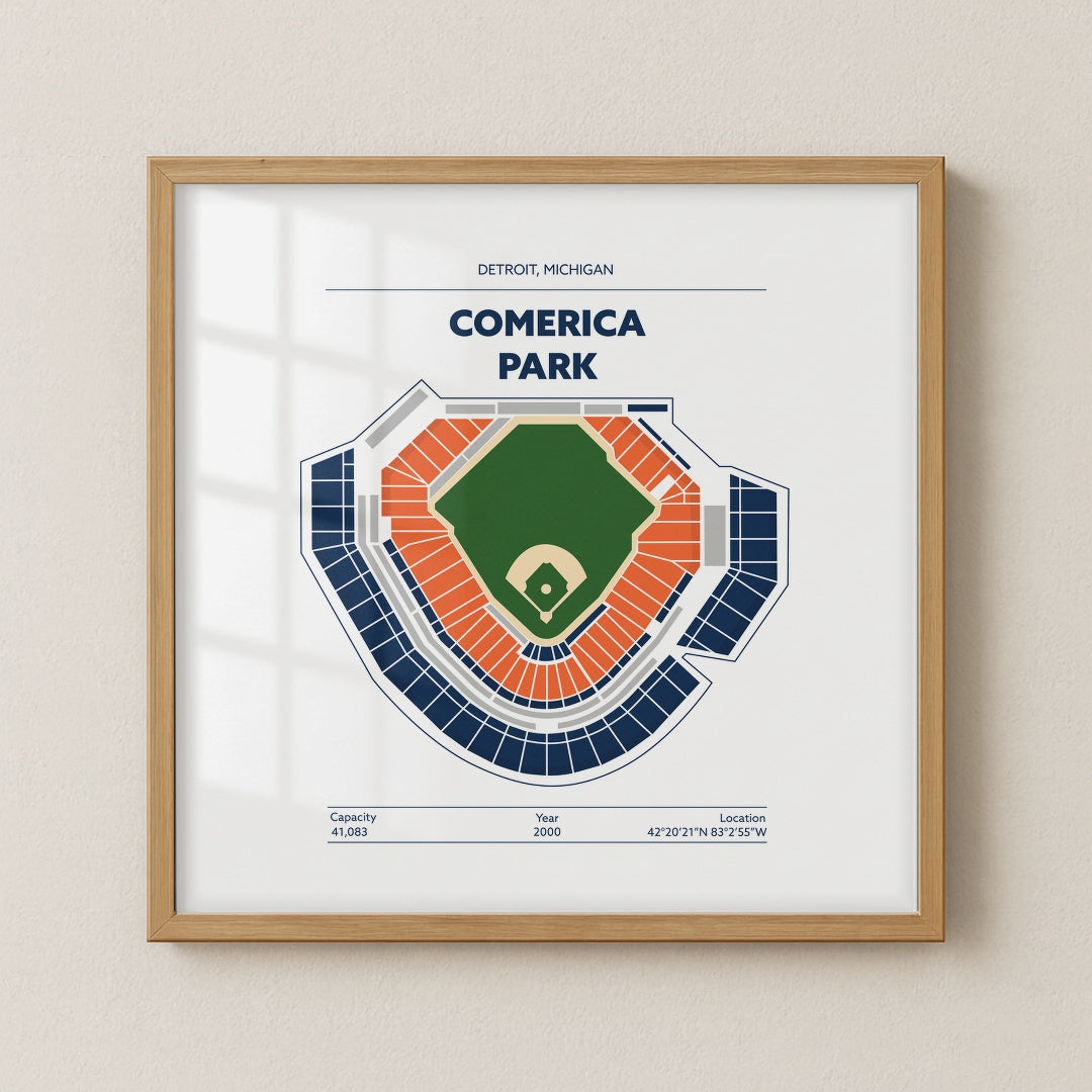Comerica Park Stadium - Green Field Light