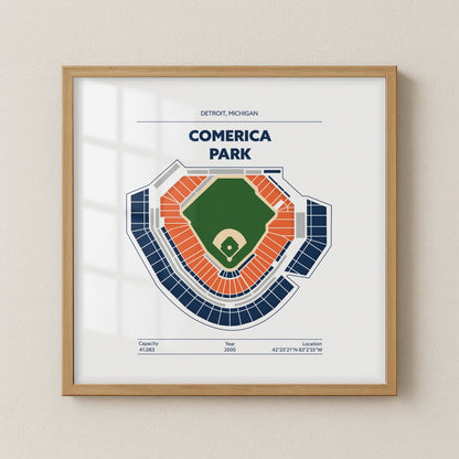 Comerica Park Stadium - Green Field Light