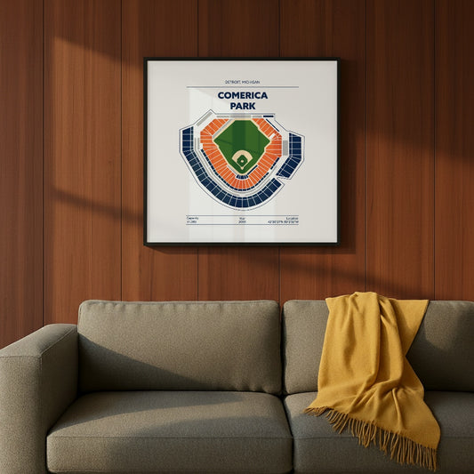 Comerica Park Stadium - Green Field Light