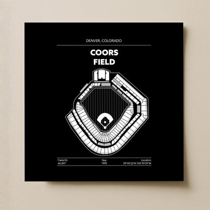 Coors Field Stadium - Classic Dark
