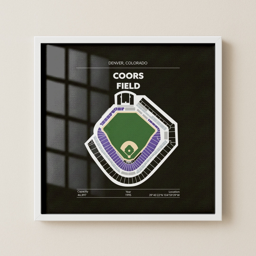 Coors Field Stadium - Green Field Dark