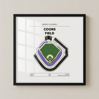 Coors Field Stadium - Green Field Light