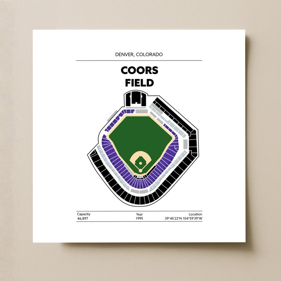 Coors Field Stadium - Green Field Light