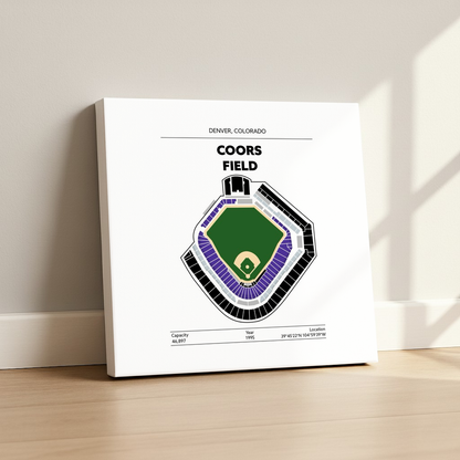 Coors Field Stadium - Green Field Light