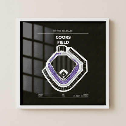 Coors Field Stadium - Signature Dark