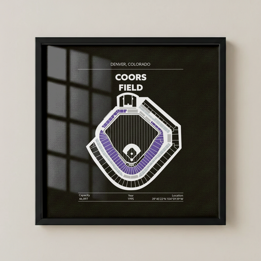 Coors Field Stadium - Signature Dark