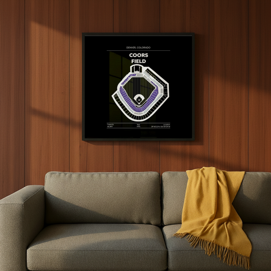 Coors Field Stadium - Signature Dark