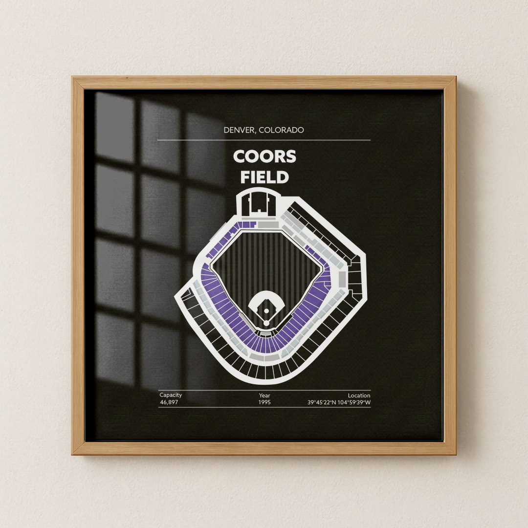 Coors Field Stadium - Signature Dark