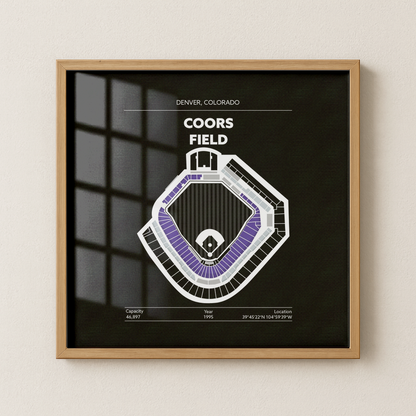 Coors Field Stadium - Signature Dark