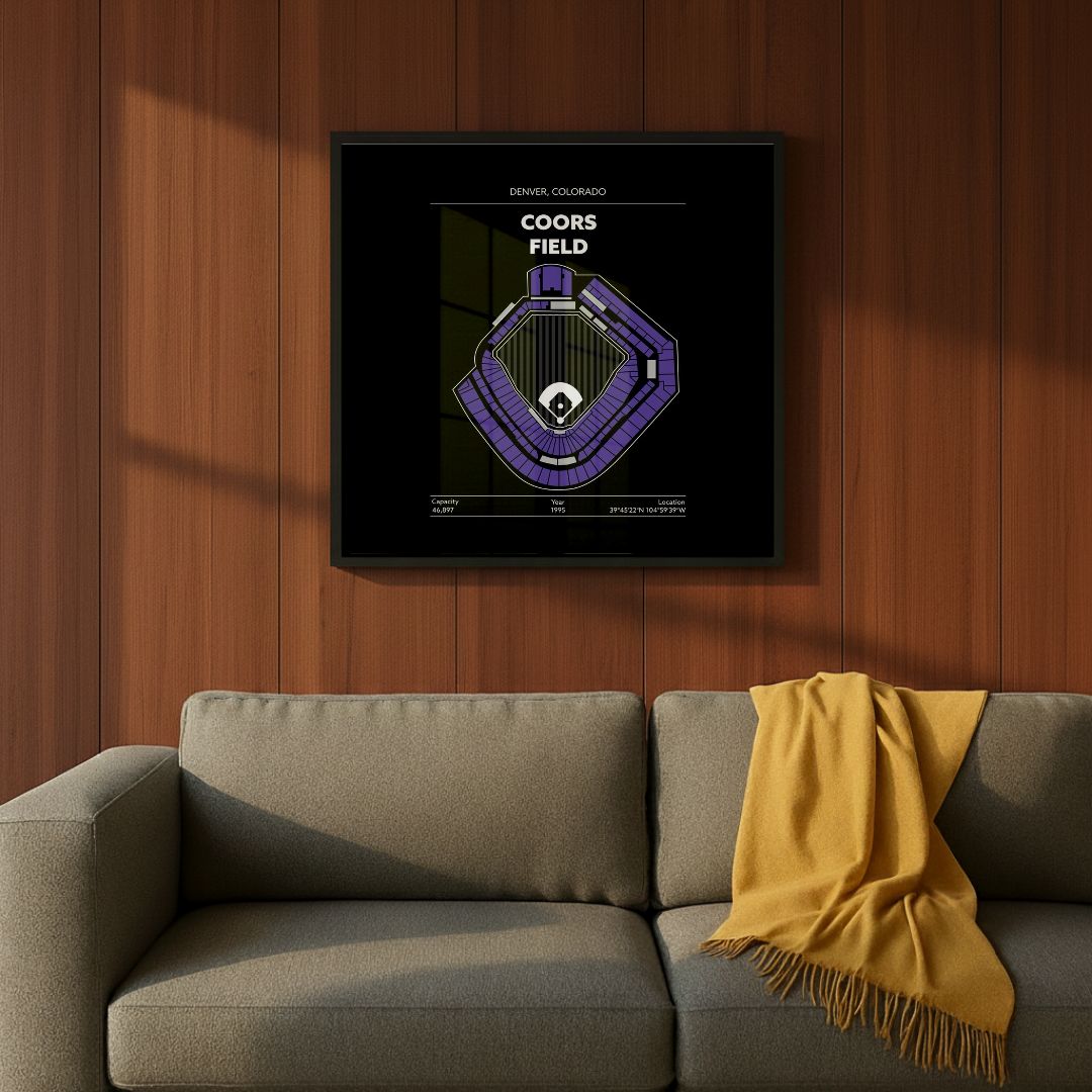 Coors Field Stadium - Signature Dark v2