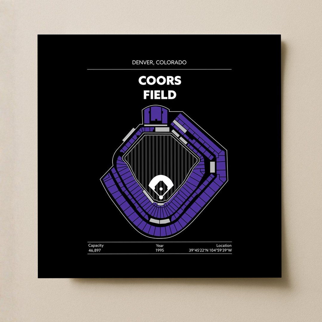 Coors Field Stadium - Signature Dark v2