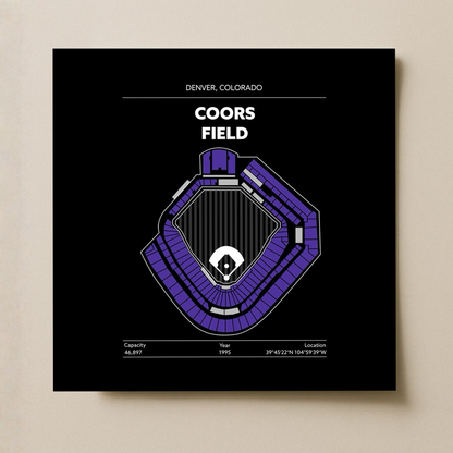 Coors Field Stadium - Signature Dark v2