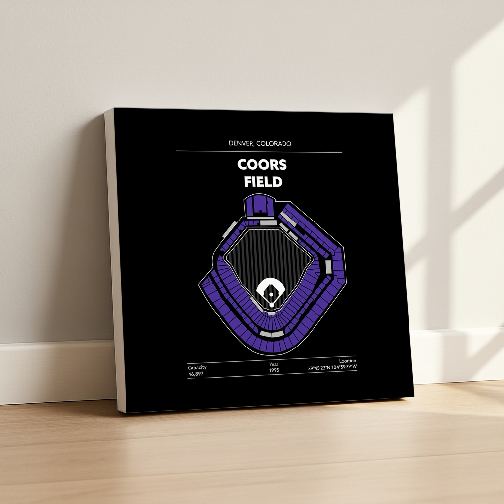 Coors Field Stadium - Signature Dark v2