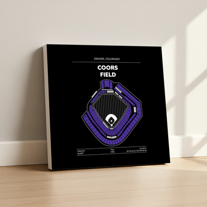Coors Field Stadium - Signature Dark v2