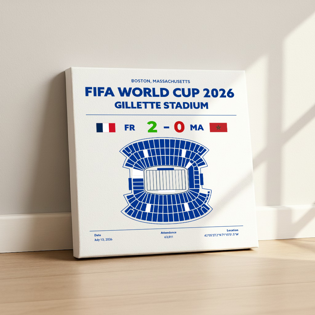 FRvsMA - World Cup Soccer Poster