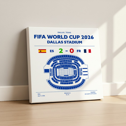 ESvsFR - World Cup Soccer Poster