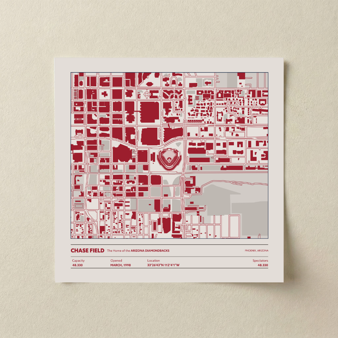 Chase Field Aerial - Detailed
