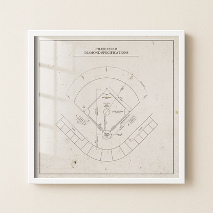 Chase Field - Patent Art Minimal