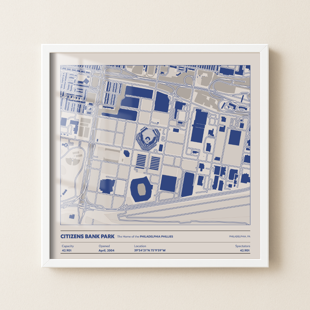 Citizens Bank Park Stadium - Aerial Detailed